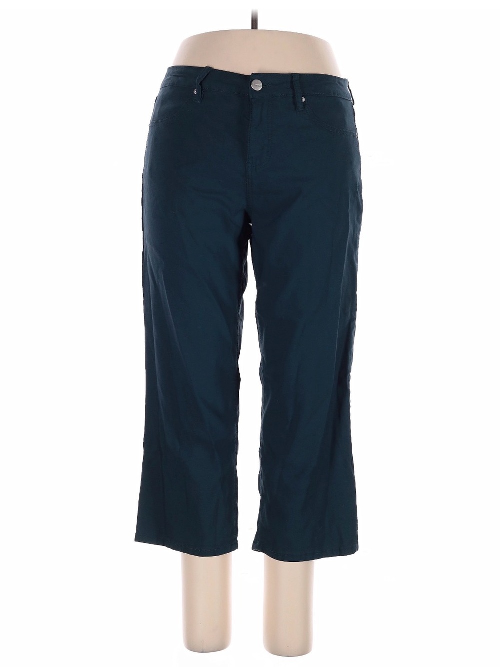 Royalty For Me Navy Cropped Straight-Leg Pants